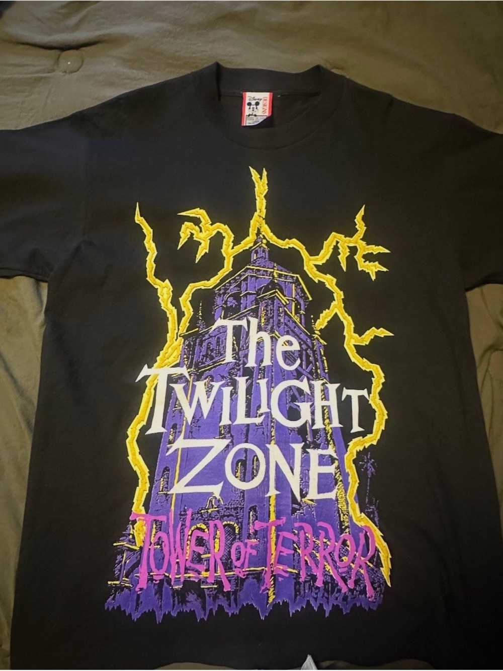 Rare Vintage 90s Disney Tower Of Terror Promo Tee